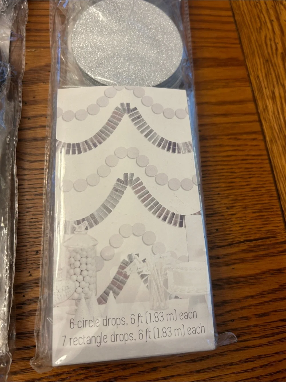 cheer & co. Party Backdrop Drops in Black and Silver